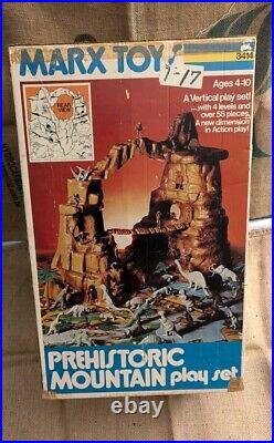 Marx Prehistoric Mountain Playset #3414 All Original Parts