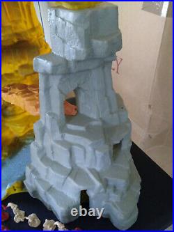 Marx Prehistoric Mountain Terrain with Superior/Marx Cavemen, Dinosaurs, & More