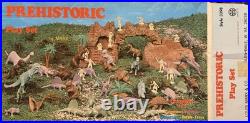 Marx Prehistoric Play Set Style 3398 Vintage 1971 Dinosaur Figures Plastic