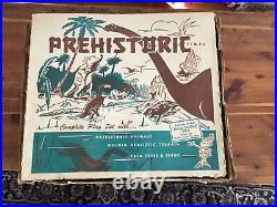 Marx Prehistoric Times 3388 with Box and toy bags