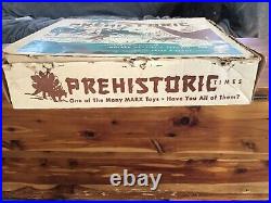 Marx Prehistoric Times 3388 with Box and toy bags