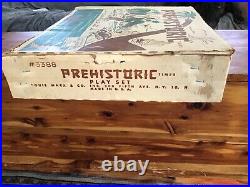 Marx Prehistoric Times 3388 with Box and toy bags