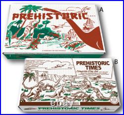 Marx Prehistoric Times Play Set Boxes