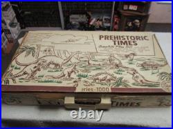 Marx Prehistoric Times Playset Complete In Box 1958 Rare Series 1000 No 3390