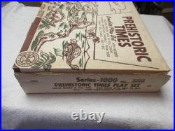 Marx Prehistoric Times Playset Complete In Box 1958 Rare Series 1000 No 3390