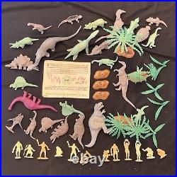 Marx Prehistoric Times Playset Dinosaurs Series 1000 Vintage 3390