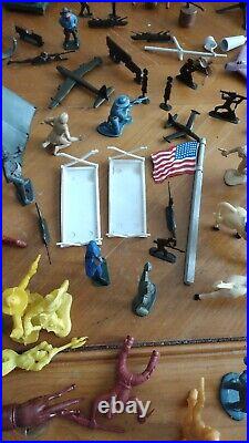 Marx/Pyro Figures Set Army Guys Cowboys And Indians Figures Vintage