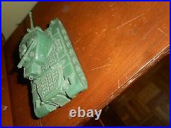 Marx RARE American Army Battleground Desert Fox Large Dark Green #51 Tank