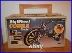 Marx Rare Big Wheel COBRA - Mint Factory Sealed