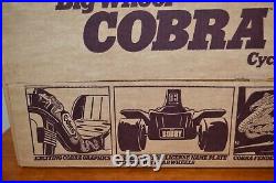 Marx Rare Big Wheel COBRA - Mint Factory Sealed