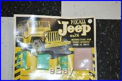 Marx Rare Fix -All Jeep on Blister Card