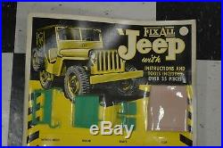 Marx Rare Fix -All Jeep on Blister Card