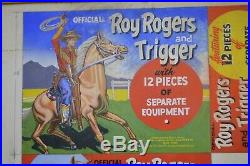 Marx Rare Roy Rogers and Trigger Hand Painted Signed Art Work