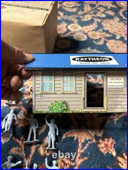Marx Raytheon Missle Test Center Us Satelite Headquarters Tin Litho Ultra Rare