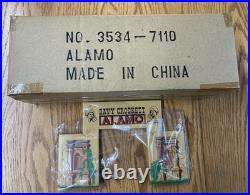 Marx Repilca Alamo Playset Tin Litho Alamo Fort 54 MM with Extra BMC figures