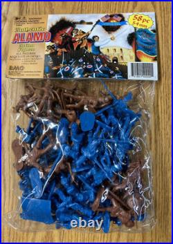 Marx Repilca Alamo Playset Tin Litho Alamo Fort 54 MM with Extra BMC figures