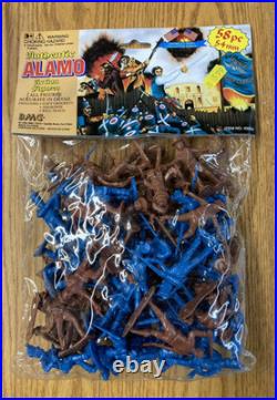 Marx Repilca Alamo Playset Tin Litho Alamo Fort 54 MM with Extra BMC figures