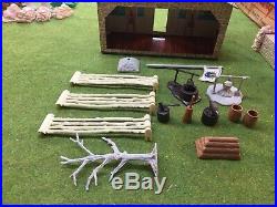 Marx Revolutionary war Playset # 3401 with Original box & firing Cannon