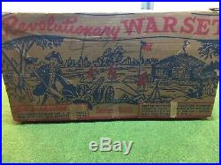 Marx Revolutionary war Playset # 3401 with Original box & firing Cannon