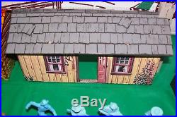 Marx Rifleman Ranch Playset with Tin Buildings Series 1000 Box No. 3997-98