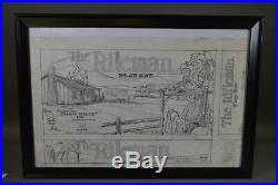 Marx Rifleman (Rileman) Playset Rare Box Art Work from 1959 ONE OF A KIND