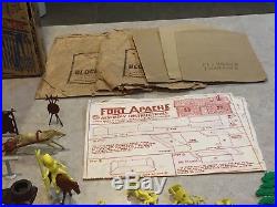 Marx Rin Tin Tin Fort Apache Play Set Series 500 Box#3657