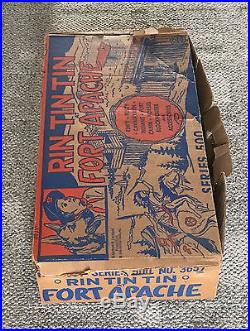 Marx Rin Tin Tin Fort Apache Playset Box Only 3657 C. 1950's