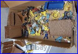 Marx Rin Tin Tin Fort Apache playset series 500#3657 Approx 130pcs boxed usedoop