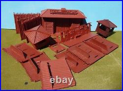 Marx Rin Tin Tin Fort Apache playset series 500#3657 Approx 130pcs boxed usedoop