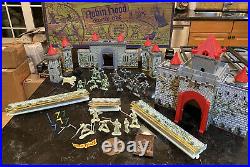 Marx Robin Hood 1956 Playset Castle No. 4717 Earliest Version In Box Rare