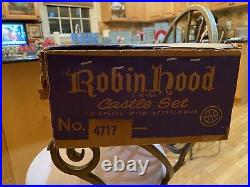 Marx Robin Hood 1956 Playset Castle No. 4717 Earliest Version In Box Rare