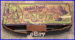 Marx Robin Hood Castle Set 4718 Box And Castle Only C. 1960 Sears Sticker