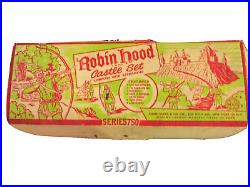 Marx Robin Hood Medieval Castle Playset virtually complete withBox EX