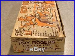 Marx Roy Rogers Double R Bar Ranch Play Set Box#3989