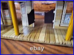 Marx Roy Rogers Mineral City Western Tin Metal Litho Town 126 Accessories Nice