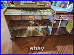 Marx Roy Rogers Mineral City Western Tin Metal Litho Town 126 Accessories Nice