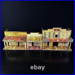 Marx Roy Rogers Mineral City Western Tin Metal Litho Town Front