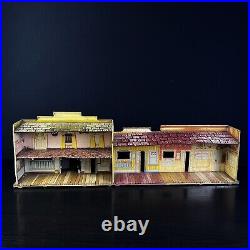 Marx Roy Rogers Mineral City Western Tin Metal Litho Town Front