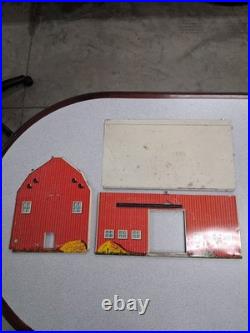Marx Roy Rogers Rodeo Ranch Playset No. 3985 with Box, Figures & Fences 1950s