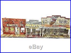 Marx Roy Rogers Western Town #4229 Play Set In Box JAIL SIDE Vintage 1952