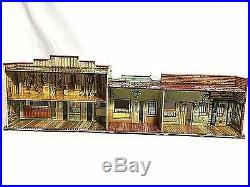 Marx Roy Rogers Western Town #4229 Play Set In Box JAIL SIDE Vintage 1952