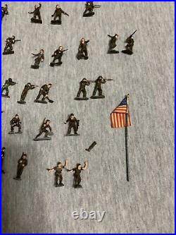 Marx Sands of Iwo Jima Hand Painted Miniature Playset Vintage withOriginal Box