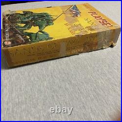 Marx Sands of Iwo Jima Hand Painted Miniature Playset Vintage withOriginal Box