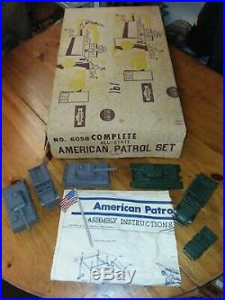 Marx Sears All State American Patrol Play Set Box #6058