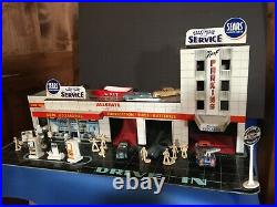 Marx Sears Allstate Happi Time Service station with elevator Tin Toy vintage