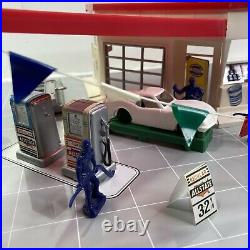 Marx Sears Allstate Service Center Tin Litho Plastic Playset 1971 NOT REPRO