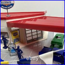 Marx Sears Allstate Service Center Tin Litho Plastic Playset 1971 NOT REPRO