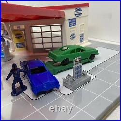 Marx Sears Allstate Service Center Tin Litho Plastic Playset 1971 NOT REPRO