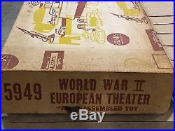 Marx Sears Battleground European Theater WWII Play Set Box #5949