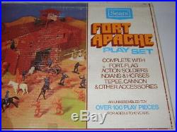 Marx Sears Exclusive Fort Apache Playset # 3686 Sealed Box With Blockhouse